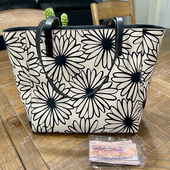Kate Spade medium Rosa Daisy tote bag EUC - Picture 5 of 7